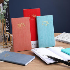 A6 Notebook 365 Days Portable Pocket Notepad Daily Weekly Agenda Planner