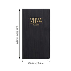 A6 Notebook 365 Days Portable Pocket Notepad Daily Weekly Agenda Planner