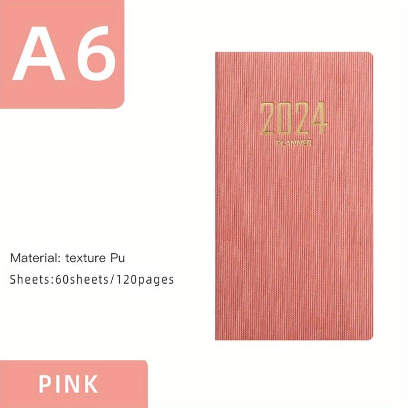 A6 Notebook 365 Days Portable Pocket Notepad Daily Weekly Agenda Planner
