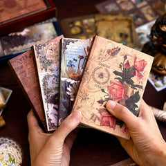 222pcs Vintage Scrapbook Paper Set DIY Journals & Bullet Journal Kit