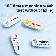 Custom Cotton Name Stickers - Washable Iron On Tag