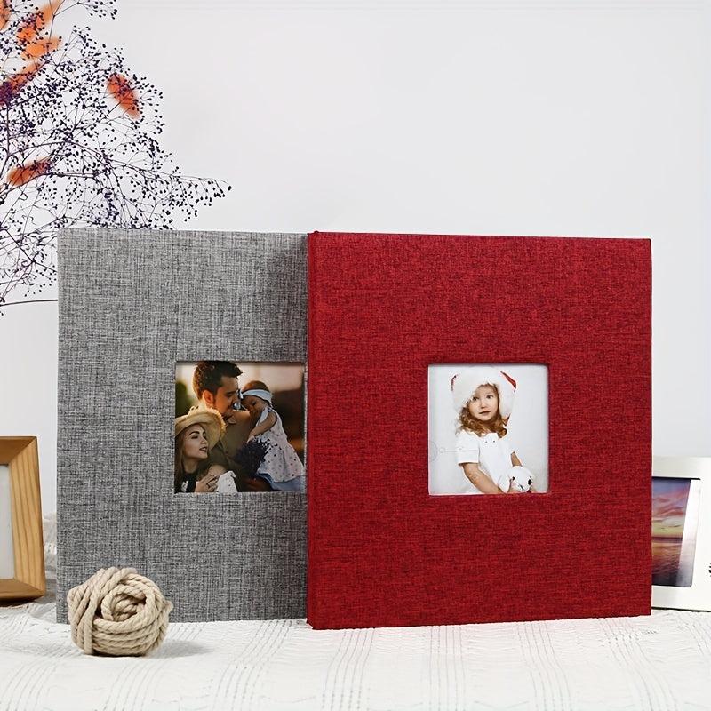 25 Linens Window Paste Type Photo Album 20 Inside Pages