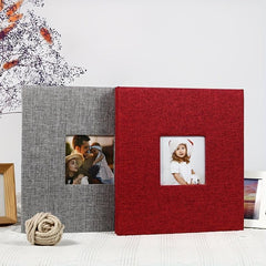 25 Linens Window Paste Type Photo Album 20 Inside Pages