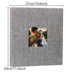 25 Linens Window Paste Type Photo Album 20 Inside Pages