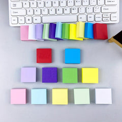 11pcs 3.81x3.81Cm Sticky Notes 1 Book 100 Sheets