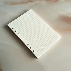 A5 Loose Leaf Paper Refill 80 Sheets 6 Holes 160 Pages
