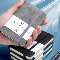 192 Pages A7 Mini Pocket Notepad - Portable & Handy