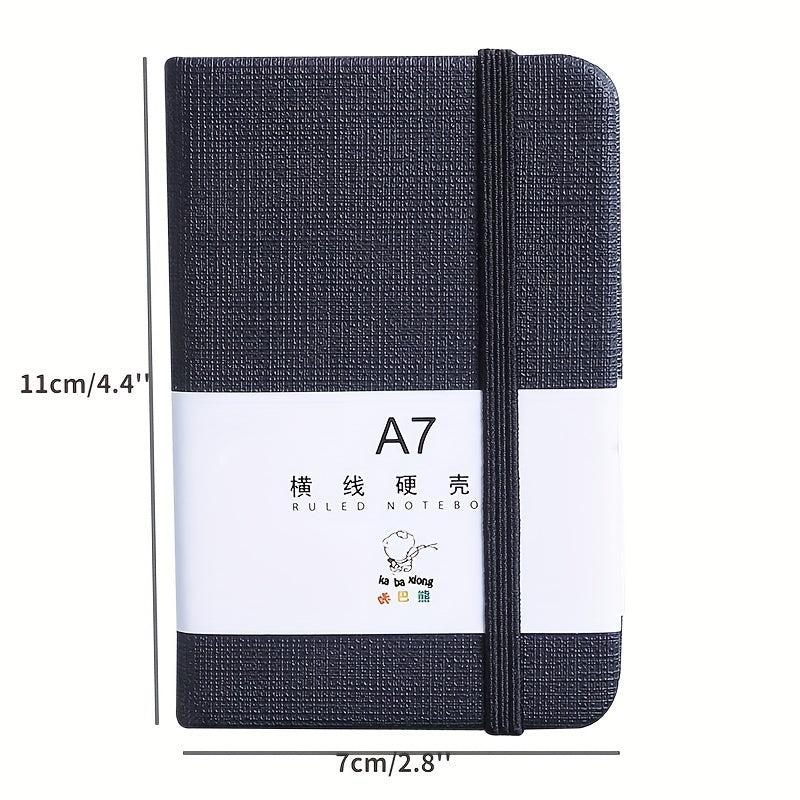 192 Pages A7 Mini Pocket Notepad - Portable & Handy