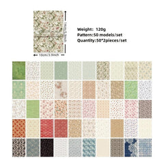 French Countryside Floral Art Stickers - 100 Sheets