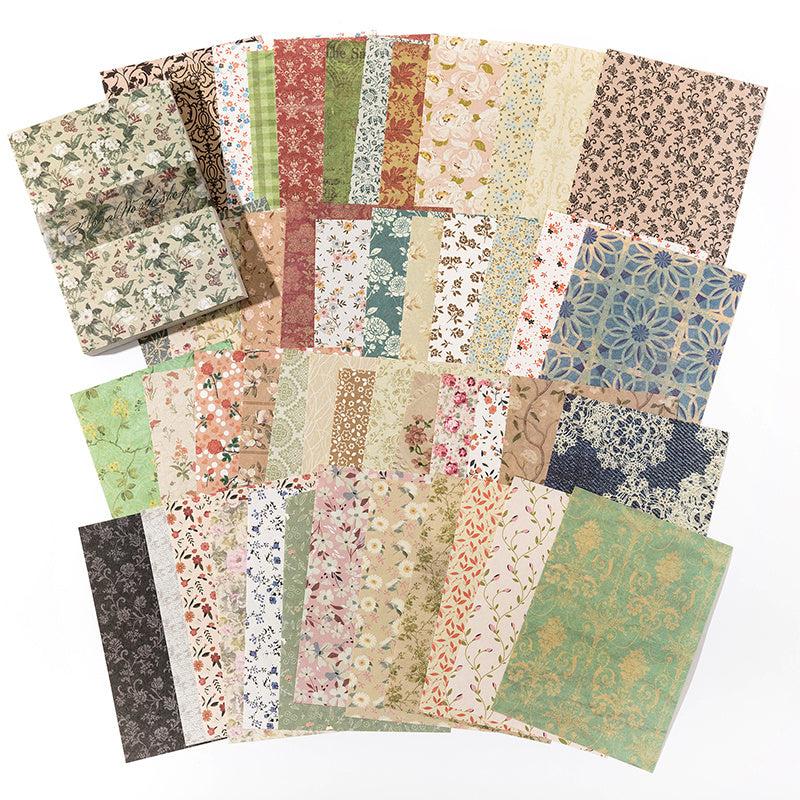 French Countryside Floral Art Stickers - 100 Sheets