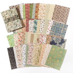 French Countryside Floral Art Stickers - 100 Sheets
