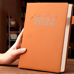 A4 Soft Faux Leather Year's Notebook 360 Sheets