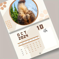Cat & Dog Butt Calendar 2023 Monthly Wall Planner