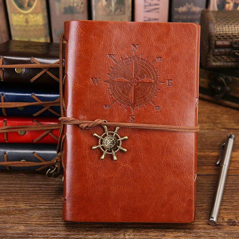 Vintage Pirate Belt Notebook 75 Sheets Brown Paper