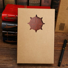 Vintage Pirate Belt Notebook 75 Sheets Brown Paper