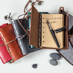 Vintage Pirate Belt Notebook 75 Sheets Brown Paper