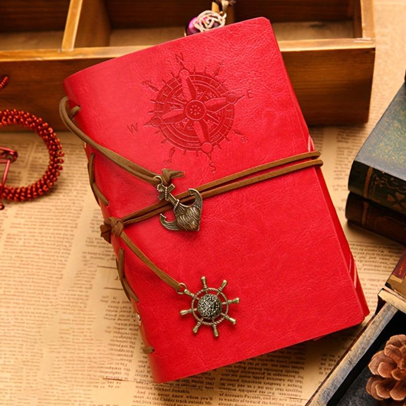 Vintage Pirate Belt Notebook 75 Sheets Brown Paper