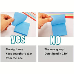 Colorful Sticky Notes 6 Pads Pack 6226 Bright Self Sticky Note Pads