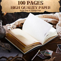 Dragon Relief Leather Notebook Journal European Style Metal Three-dimensional