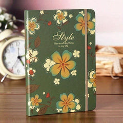 Thick 128 Sheets Notebook for Girls, Portable A5 A6 Diary, Office Notepad