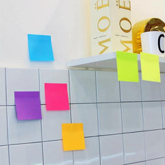 Fluorescent Sticky Notes Colorful Memo Pad Office Supplies