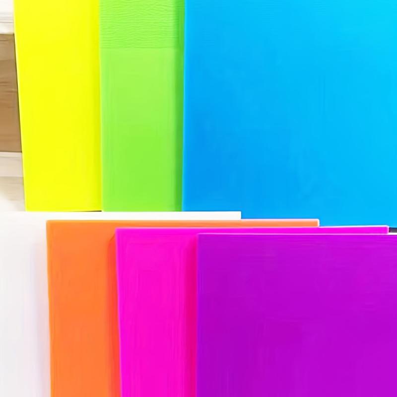 Fluorescent Sticky Notes Colorful Memo Pad Office Supplies