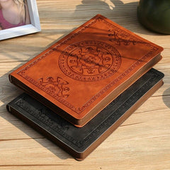 Retro A5 Notebook PU Leather Diary with Embossing - Perfect Gift
