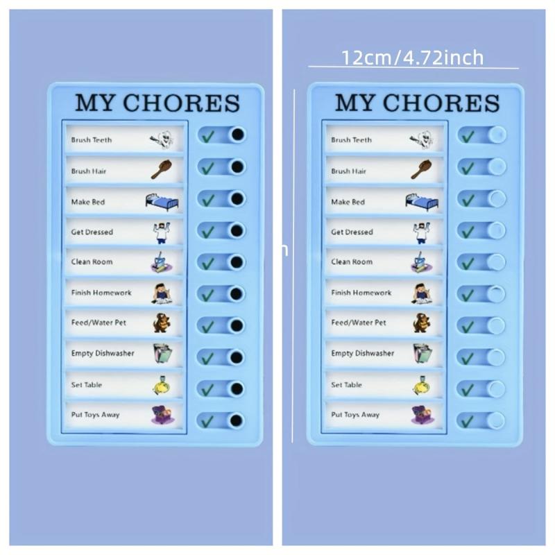 DIY Portable Sliding Routine Chart for Daily Schedules