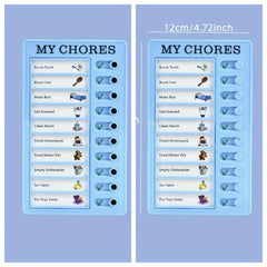 DIY Portable Sliding Routine Chart for Daily Schedules