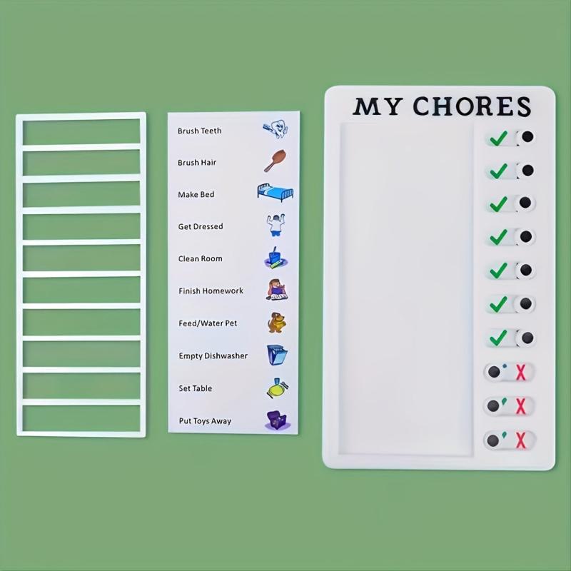 DIY Portable Sliding Routine Chart for Daily Schedules