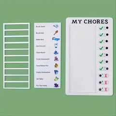 DIY Portable Sliding Routine Chart for Daily Schedules