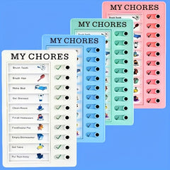 DIY Portable Sliding Routine Chart for Daily Schedules