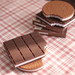 Chocolate Notepad Sticky Note Student Memo Notebook Small Book