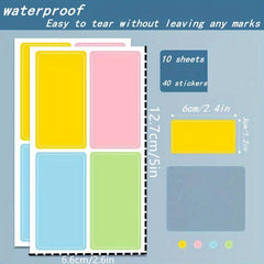 Waterproof Label Stickers for Office & Household Use