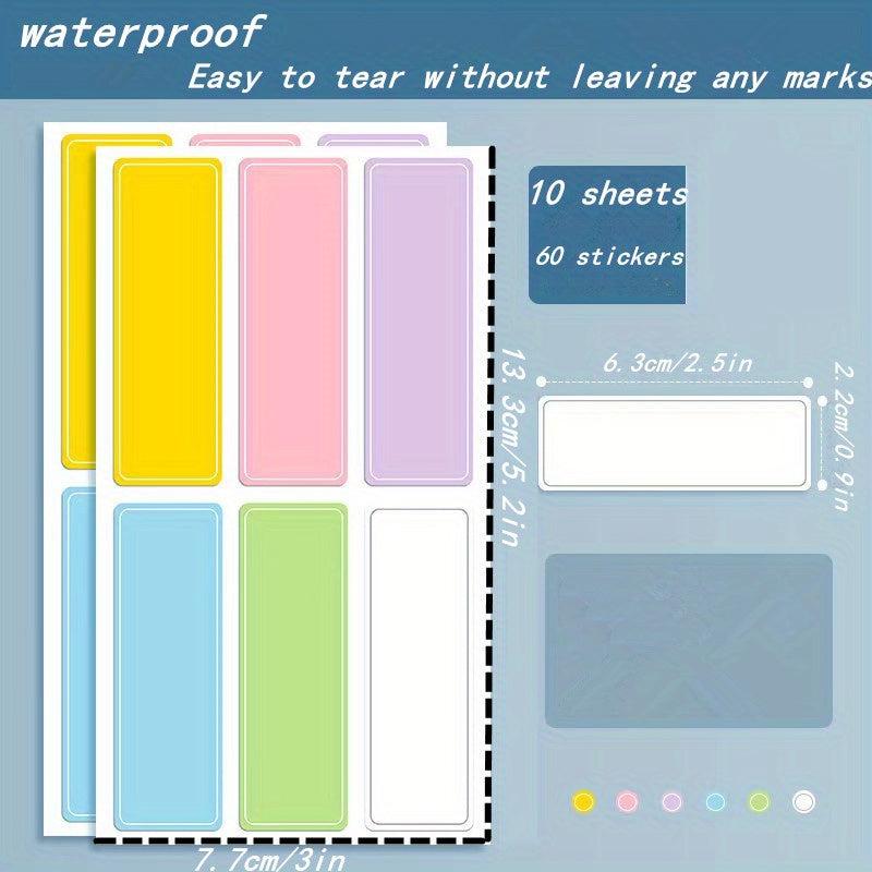 Waterproof Label Stickers for Office & Household Use