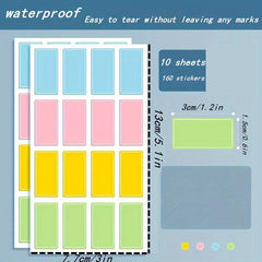 Waterproof Label Stickers for Office & Household Use