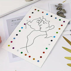 1760pcs Laser Sparkle Circle Dot Stickers 1/4 Round Dot Labels 16 Colors