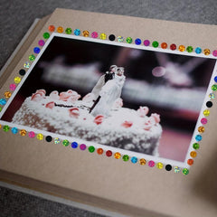 1760pcs Laser Sparkle Circle Dot Stickers 1/4 Round Dot Labels 16 Colors