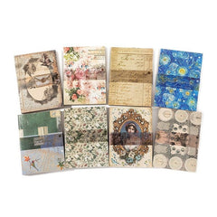 Handwritten Letters Vintage Note Stickers for English DIY Mat