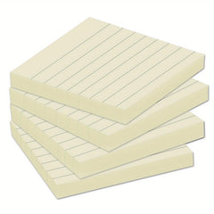 Pastel Ruled Sticky Notes, 4 Pads Memo Pads