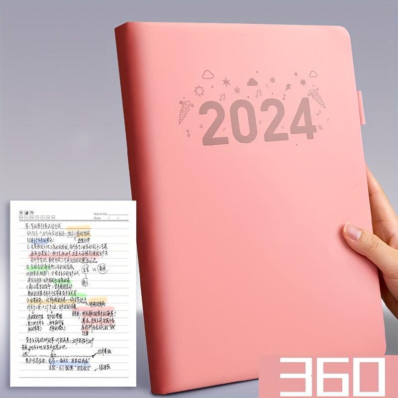 A4 Notebook 360 Pages with Pen Band Business Office Notebook