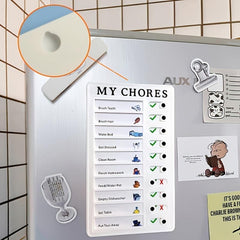 Stay Organized Memo Checklist Board for Teens & Adults