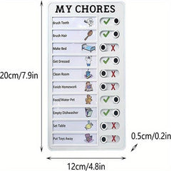 Stay Organized Memo Checklist Board for Teens & Adults
