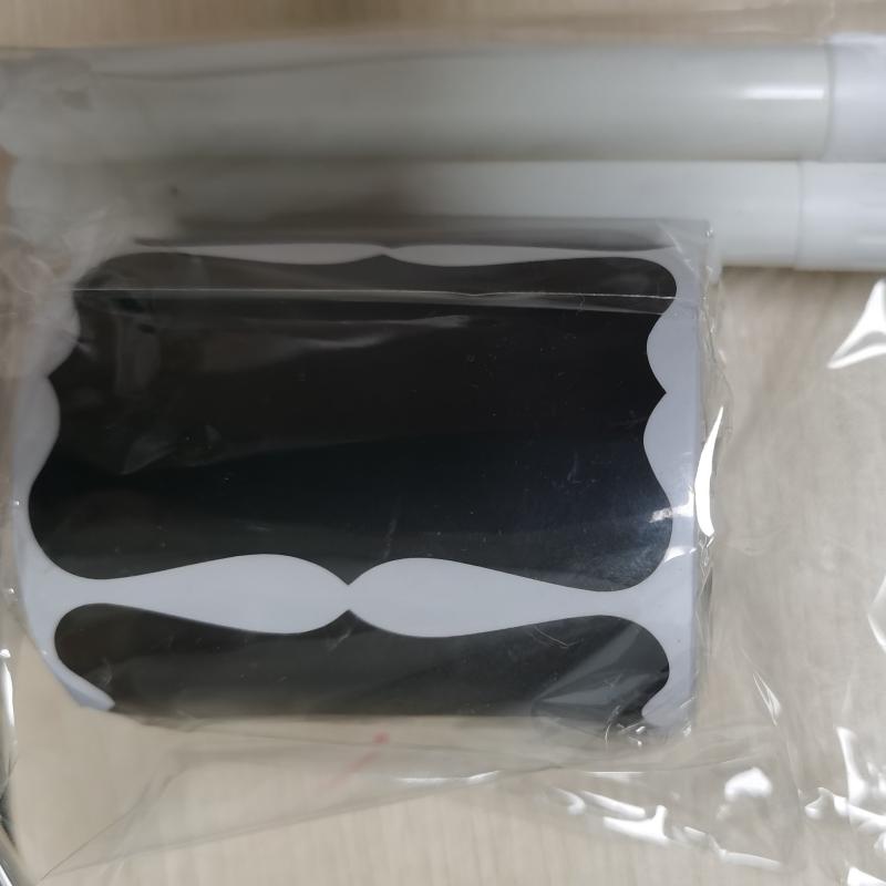 120pcs Waterproof Chalkboard Stickers & Pens Set
