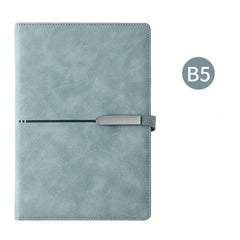B5 PU Leather Notebook with Dual Clasp - Multiple Options