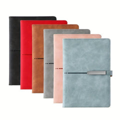 B5 PU Leather Notebook with Dual Clasp - Multiple Options