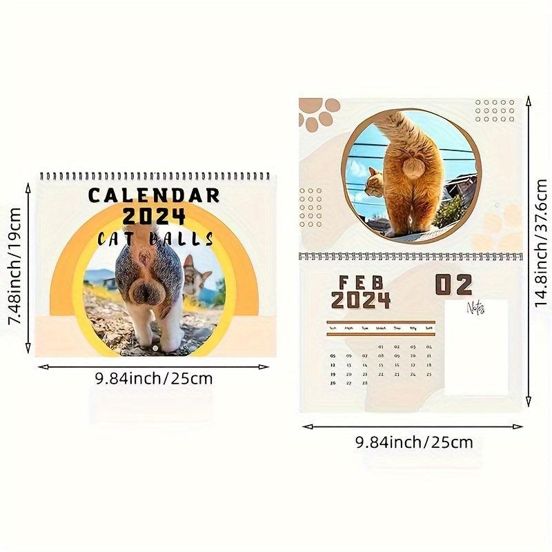 2022 Cat Butt Calendar - Hilarious Cat Spoof Calendar