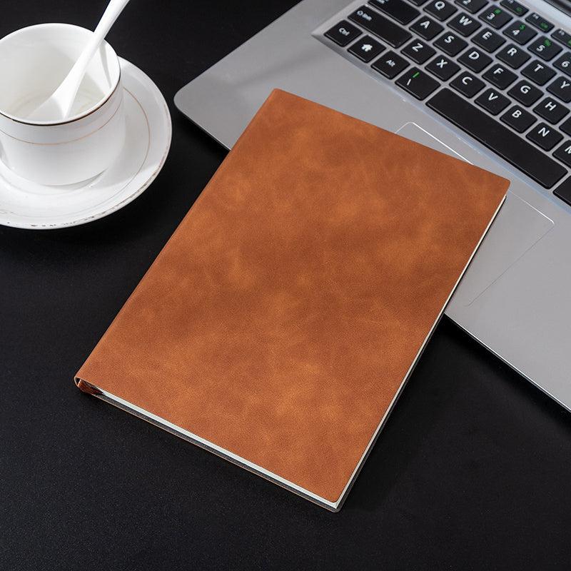 A5 Soft Leather Business Notebook 200 Pages