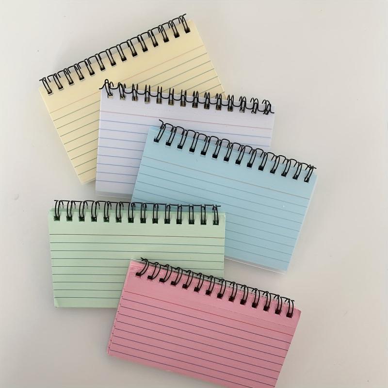Detachable Coil Notebook Line with Index Card, Mini Size Exercise Note