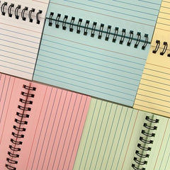 Detachable Coil Notebook Line with Index Card, Mini Size Exercise Note